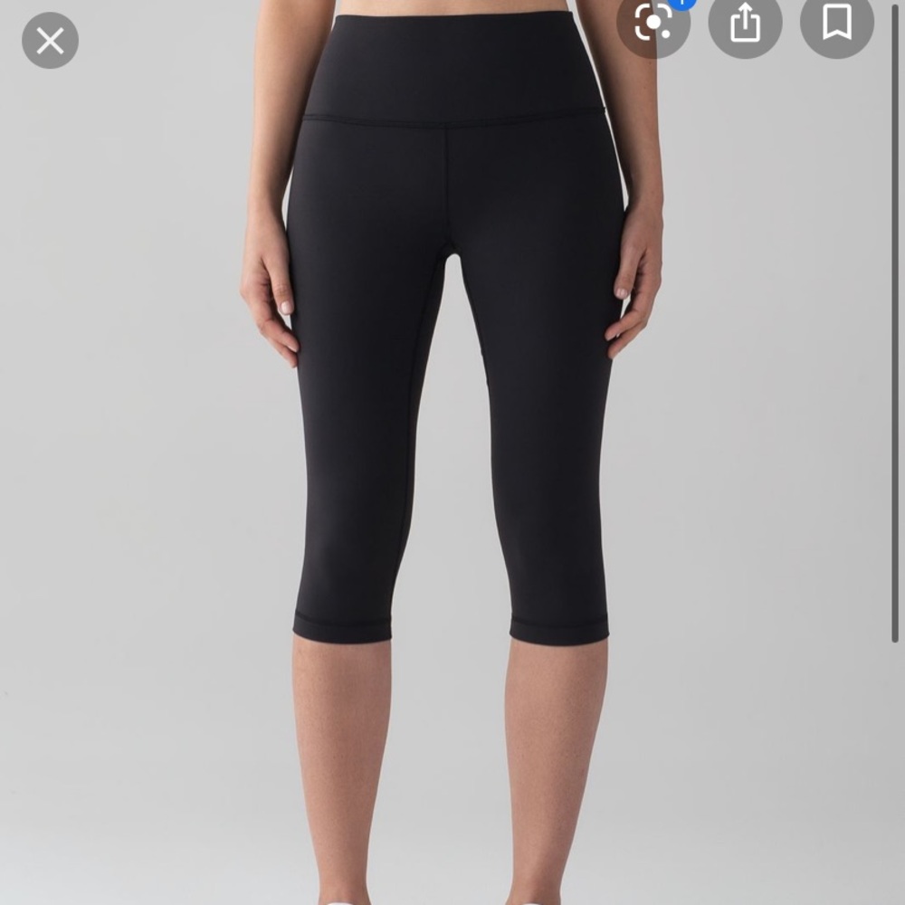 Lululemon wunder under 17in size 4